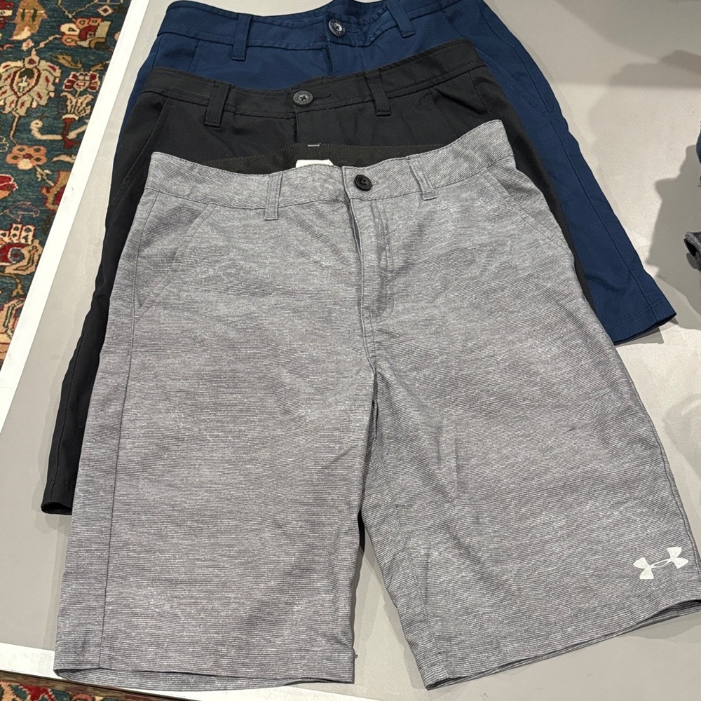 Under Armour Men's Shorts Set - Gray, Black, Blue